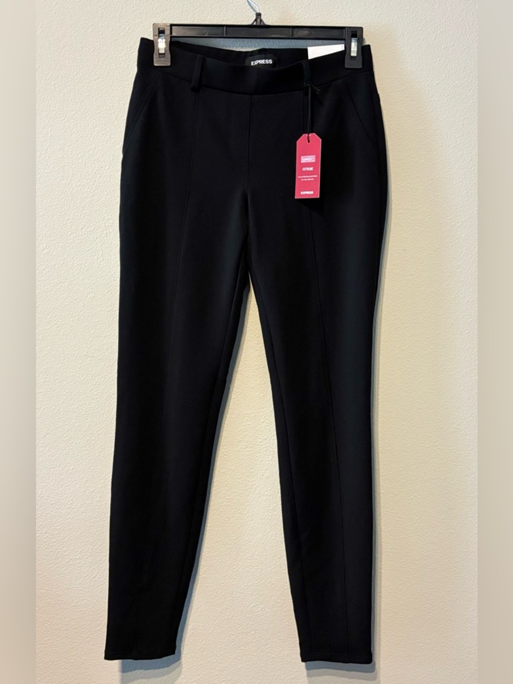 NWT Express Extreme Stretch Mid Rise Legging Pant Black Size XS